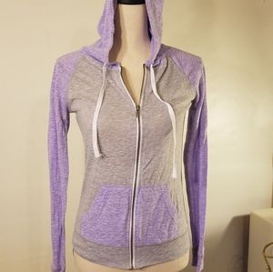 Zine zip up hoodie.  Size S